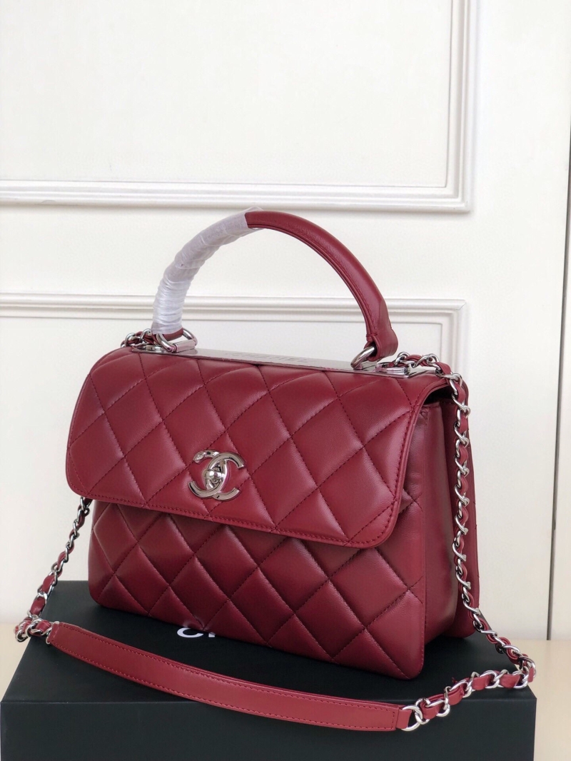 Ch**el top handle bags